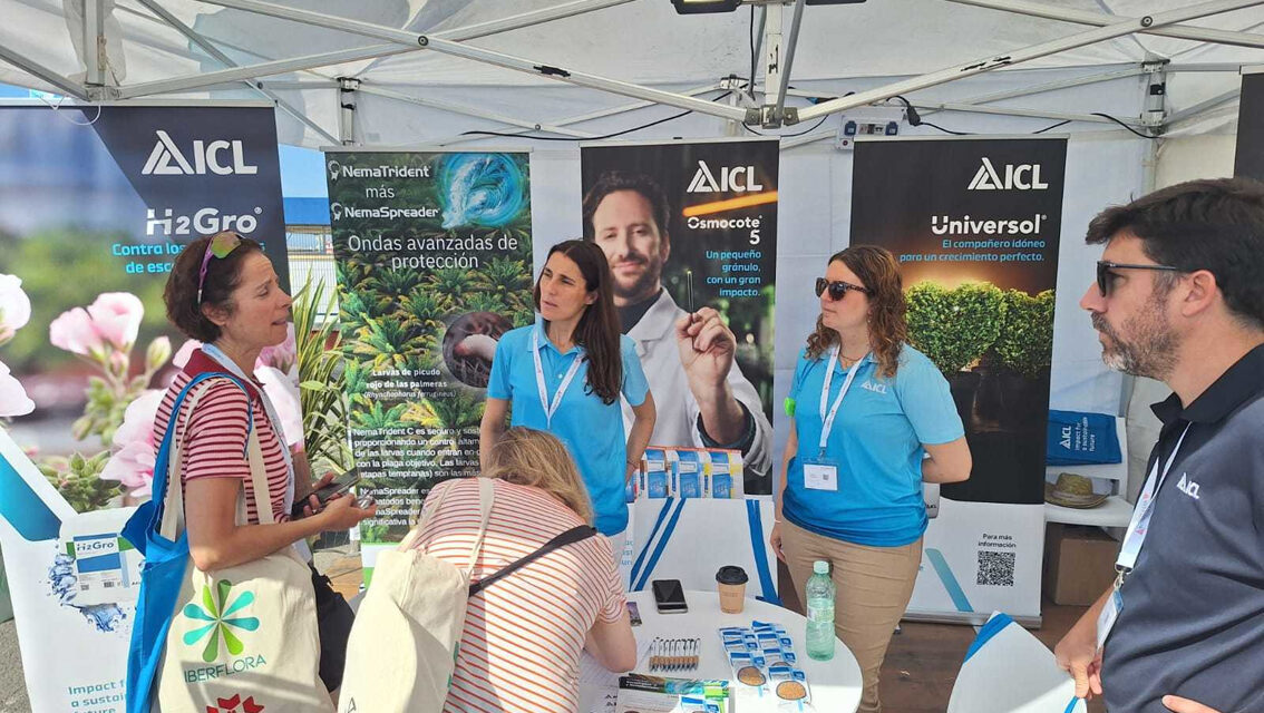 ICL returns to the Viridalia Fórum supporting the ornamental sector of Maresme with solutions such as H2Gro wetting agent